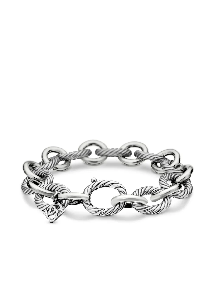 серебряный браслет Oval Link (12 мм) 7