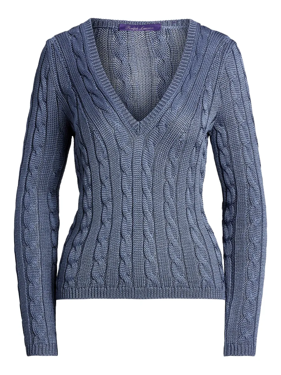 cable-knit jumper 1