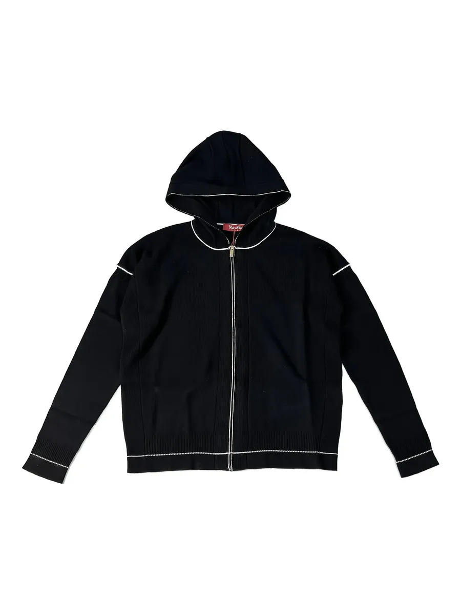 hooded cardigan 1