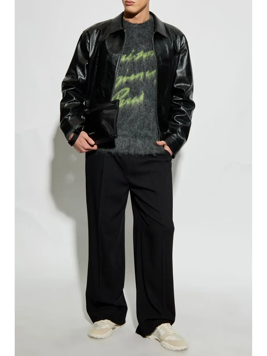 logo-jacquard sweater 3