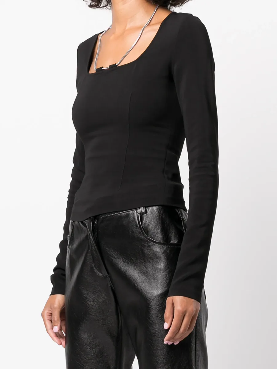 chain-link long-sleeved top 5