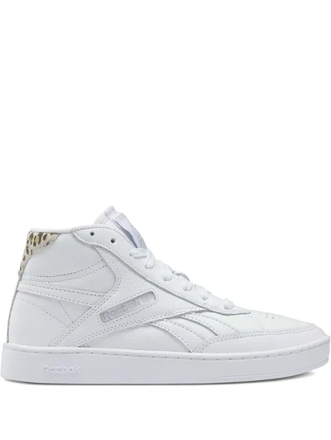 высокие кроссовки Club C Form White Leopard