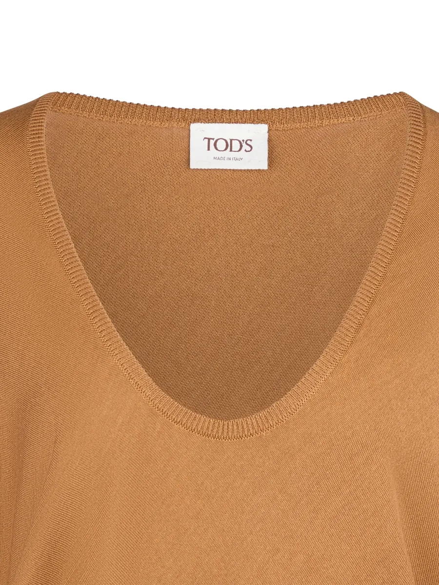 V-neck wool-silk blend sweater 5