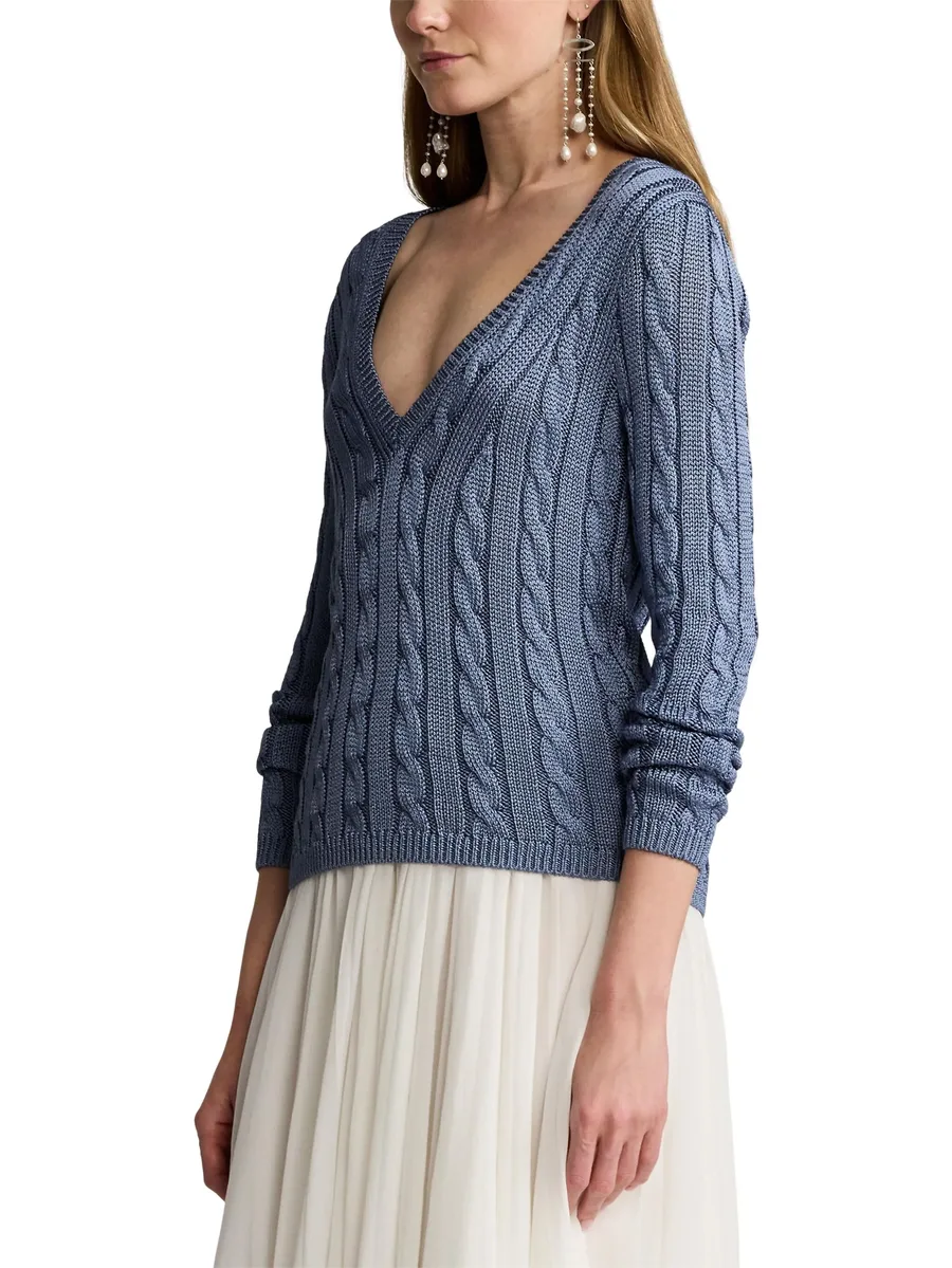 cable-knit jumper 7