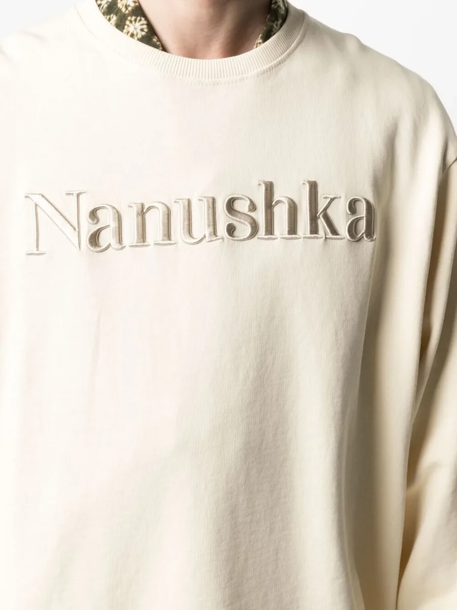 logo-embroidered sweatshirt 11