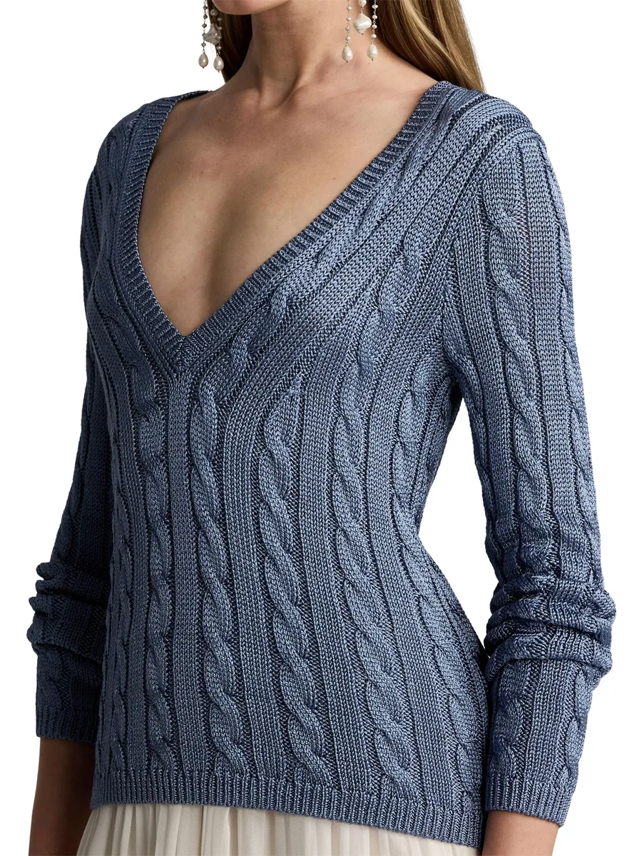 cable-knit jumper 11