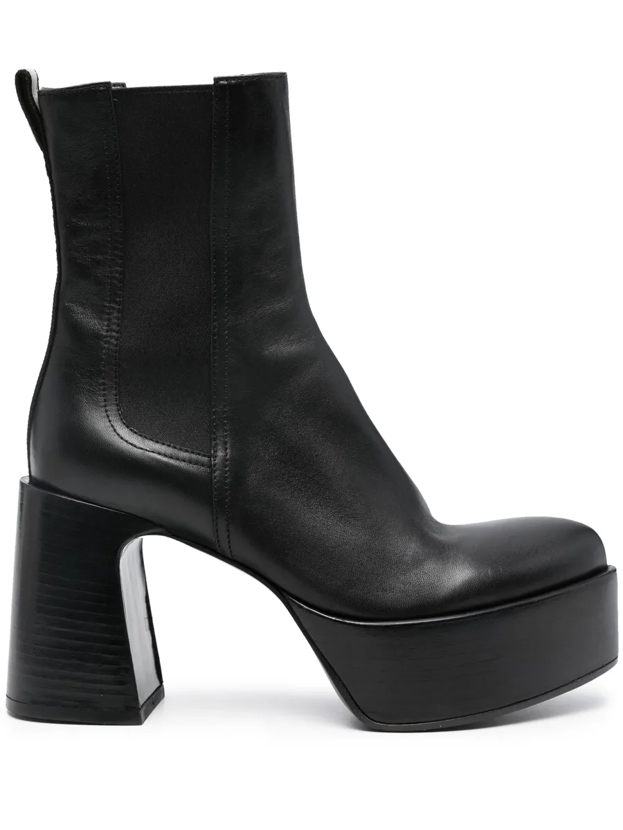 95mm leather ankle boots 1