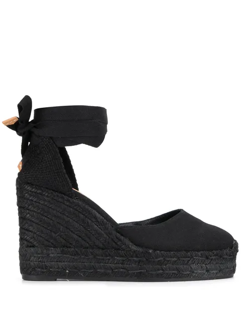 100mm woven espadrilles