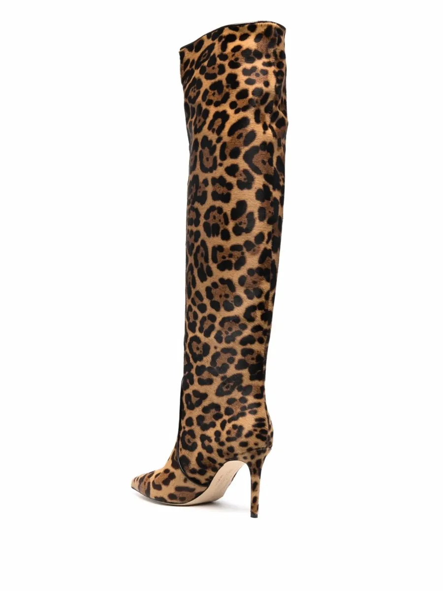 сапоги Carra с леопардовым принтом из коллаборации с Brian Atwood 5