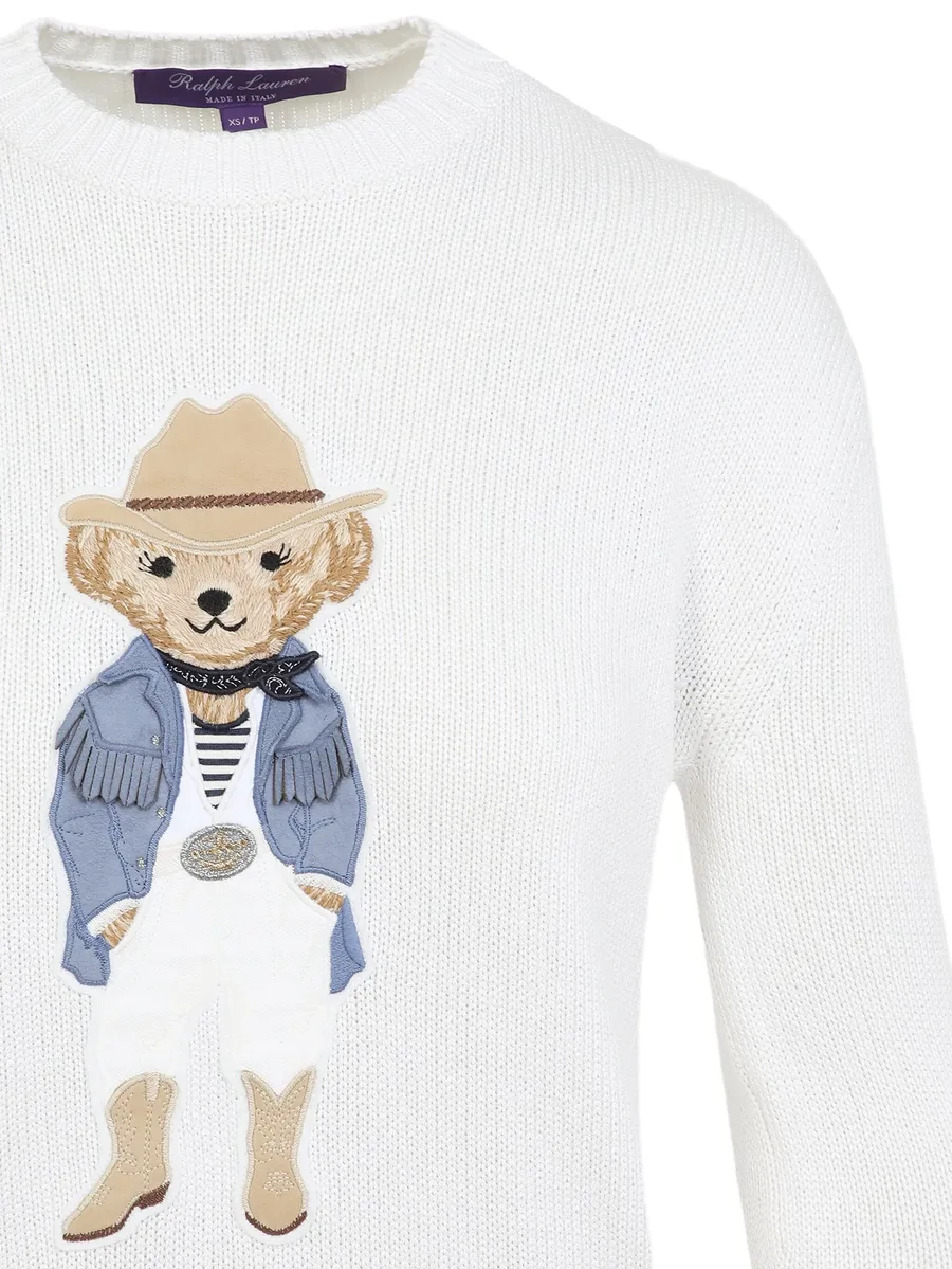 джемпер с аппликацией Polo Bear 5