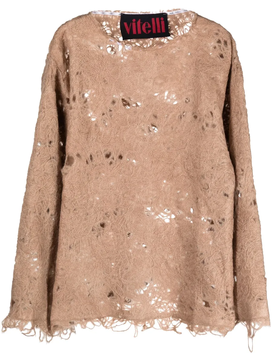 distressed-effect DOOMBOH® jumper 1