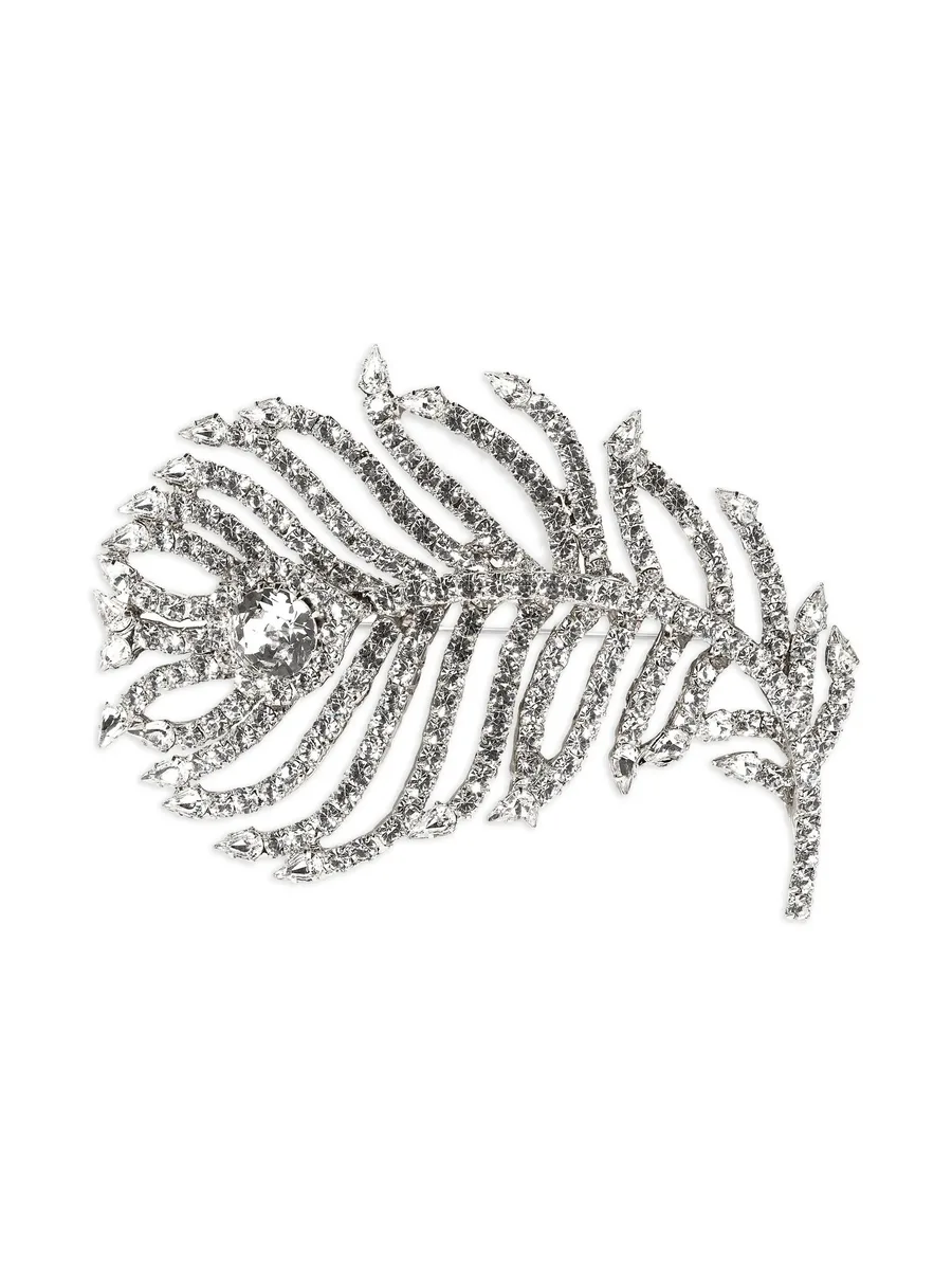 брошь crystal pluma 1