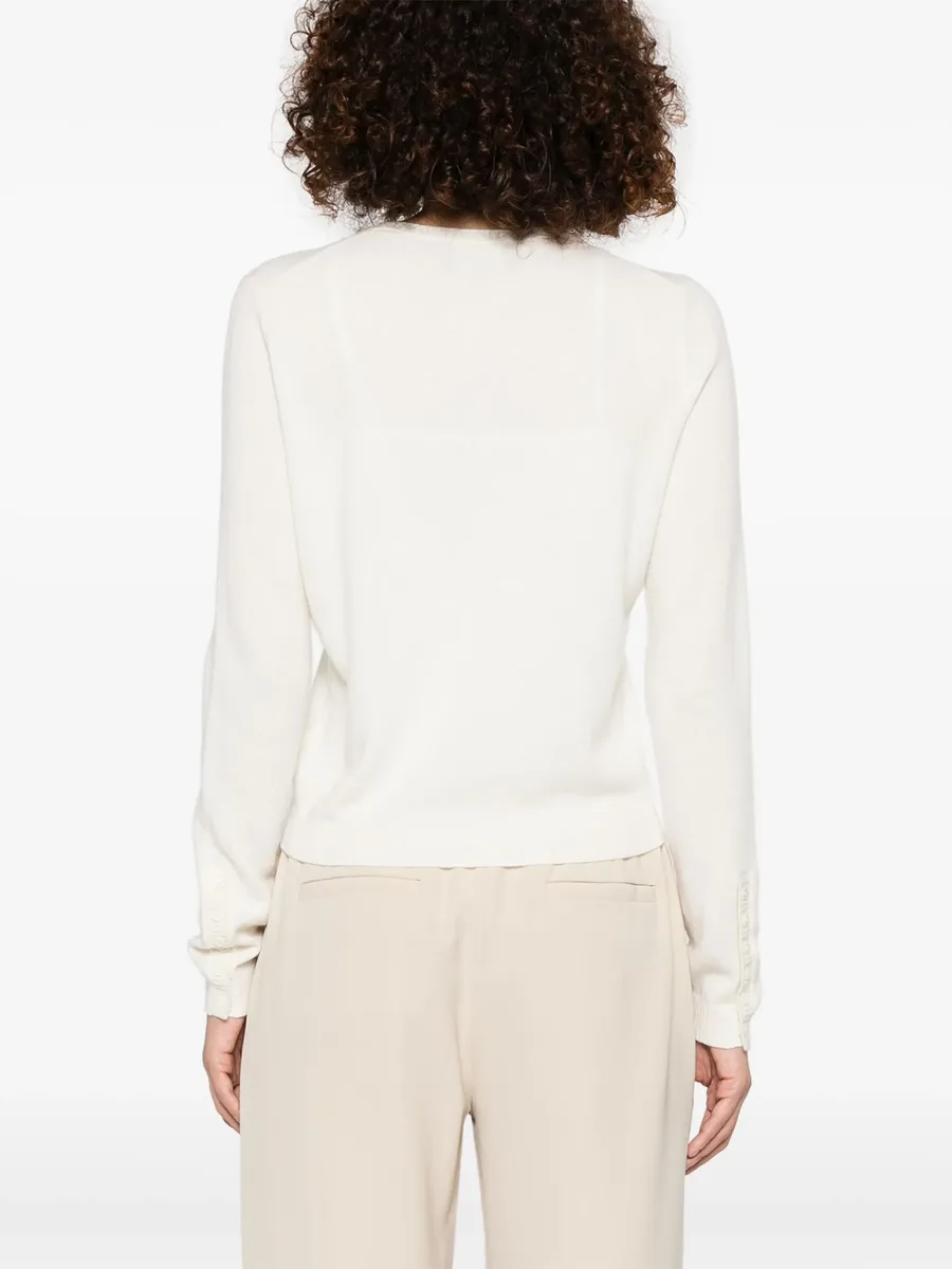 buttoned-sleeves cardigan 7