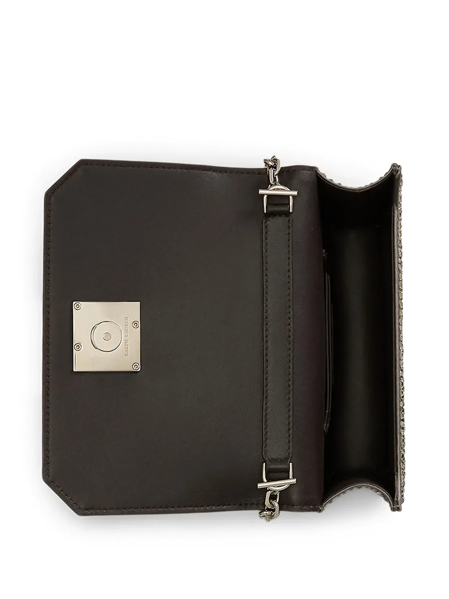 crystal-embellished satin bag 11