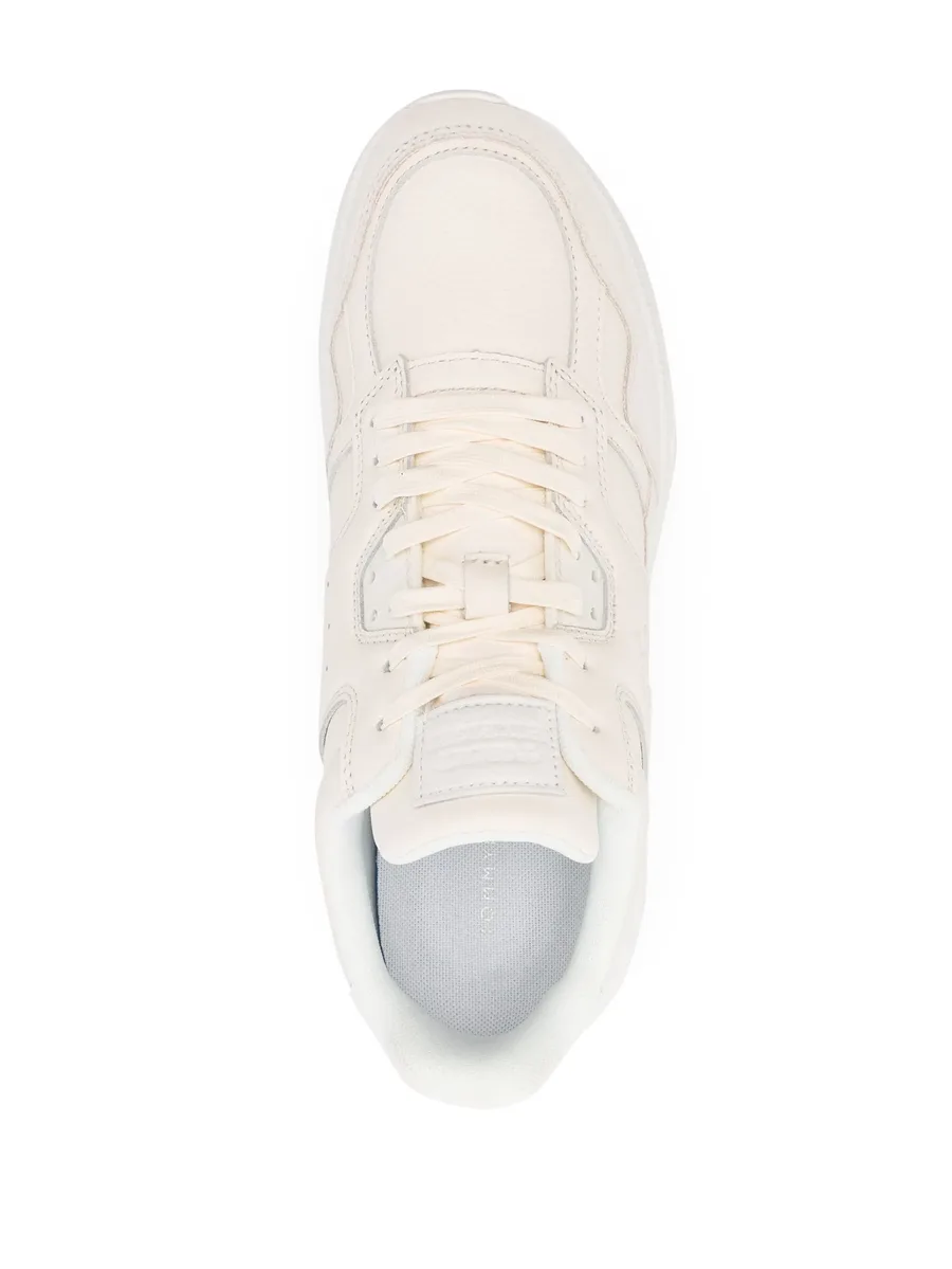 Modern leather chunky sneakers 8