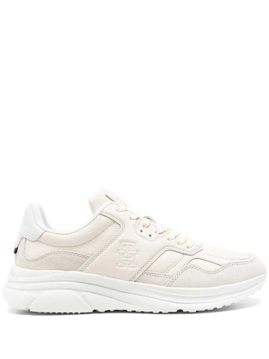 Modern leather chunky sneakers 1