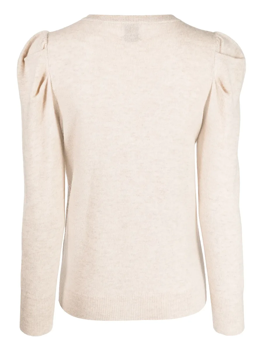 long-sleeve ruched cardigan 3