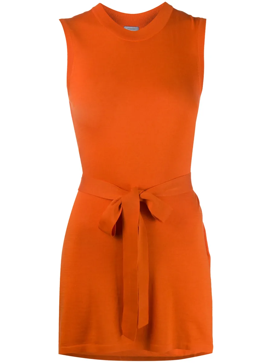 belted knitted tunic 1