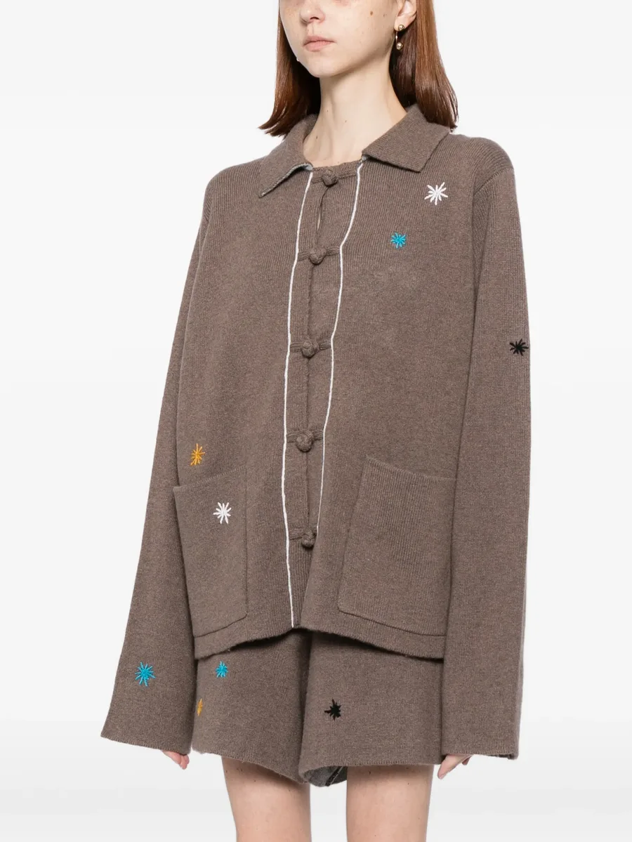 horse-embroidered cardigan 5