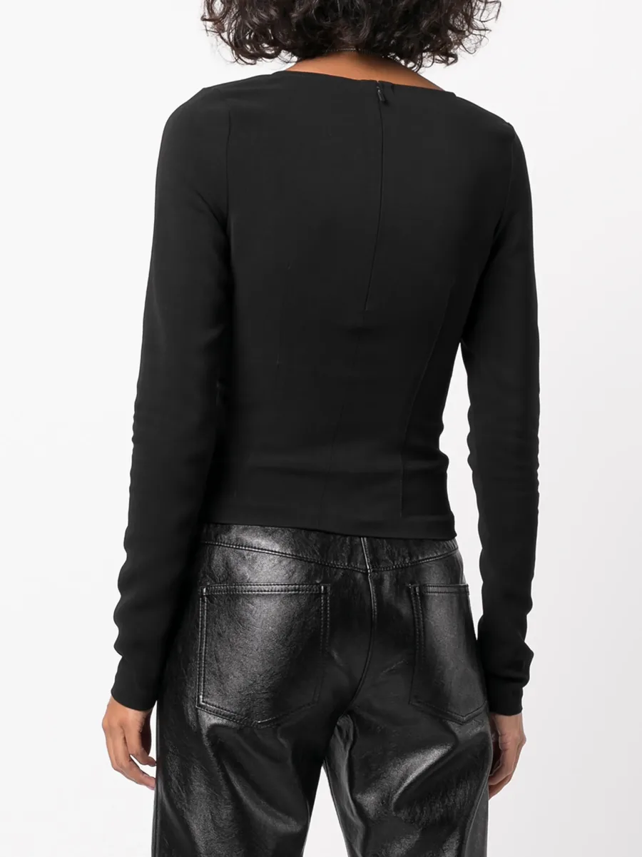 chain-link long-sleeved top 7