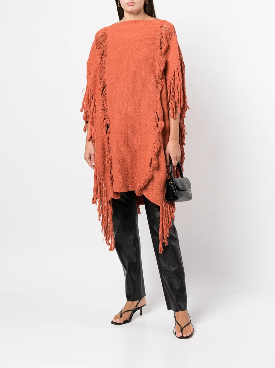 fringe-detail long top 4