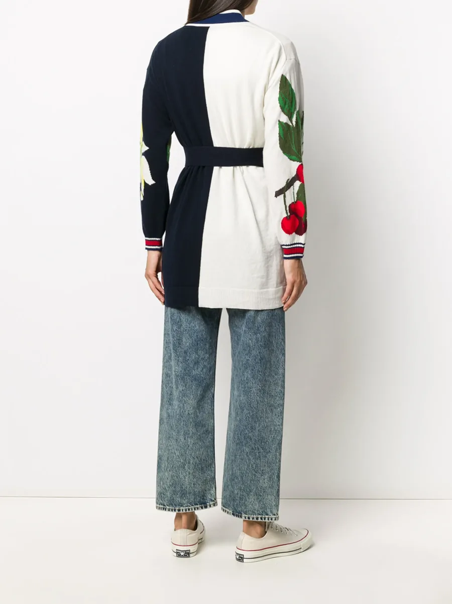 colour block wrap knit 7
