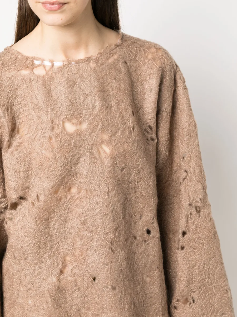 distressed-effect DOOMBOH® jumper 9