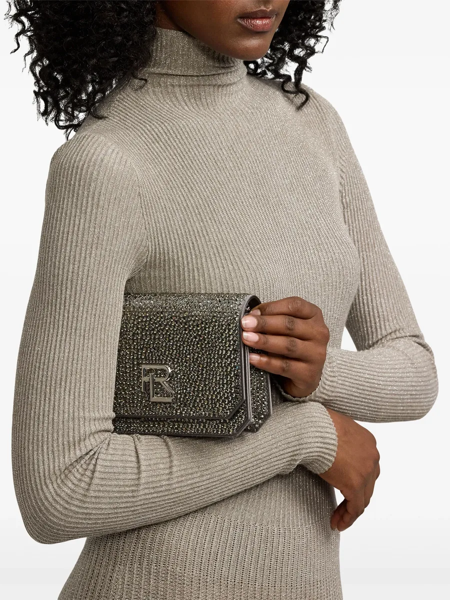 crystal-embellished satin bag 6