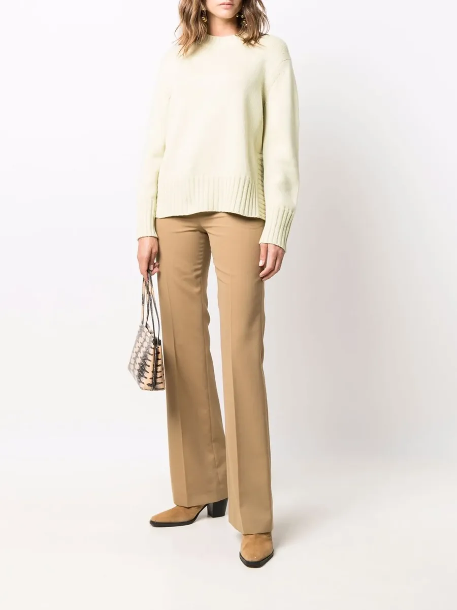 ribbed edge  cashmere jumper 3
