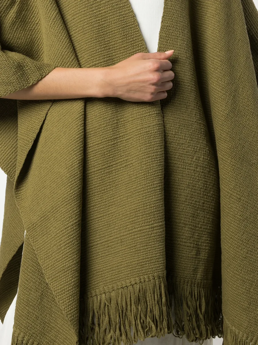 short-sleeve flared cardi-coat 9