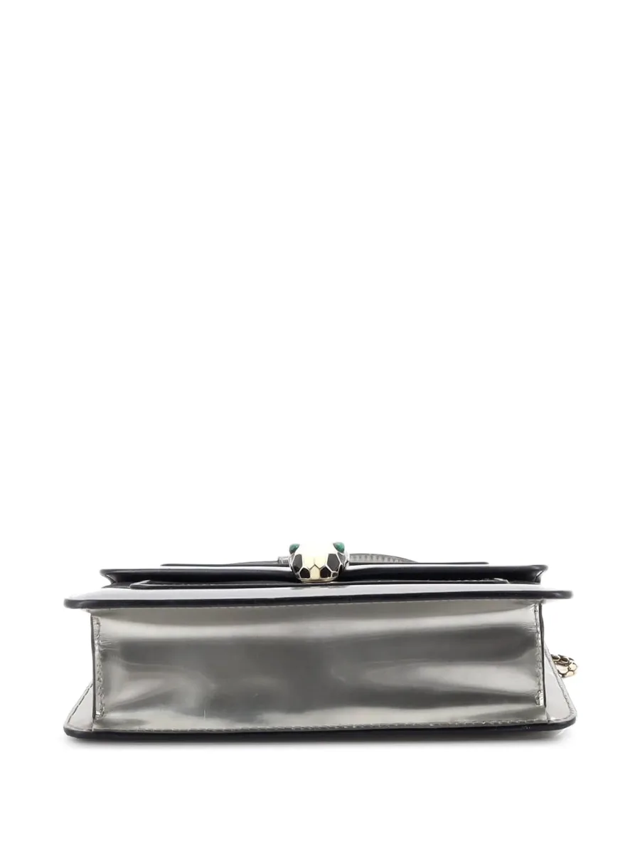 маленькая сумка на плечо Serpenti Forever Square Metallic 8