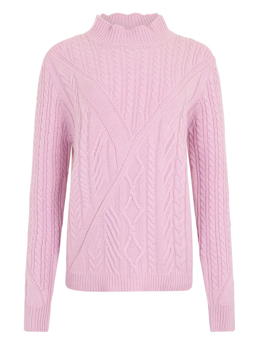 cable-knit sweater 1