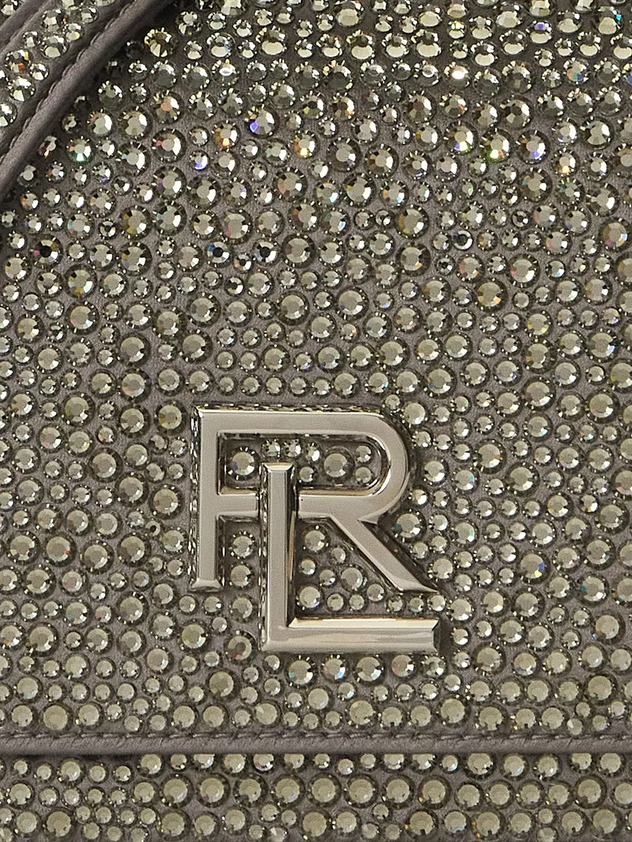 crystal-embellished satin bag 14