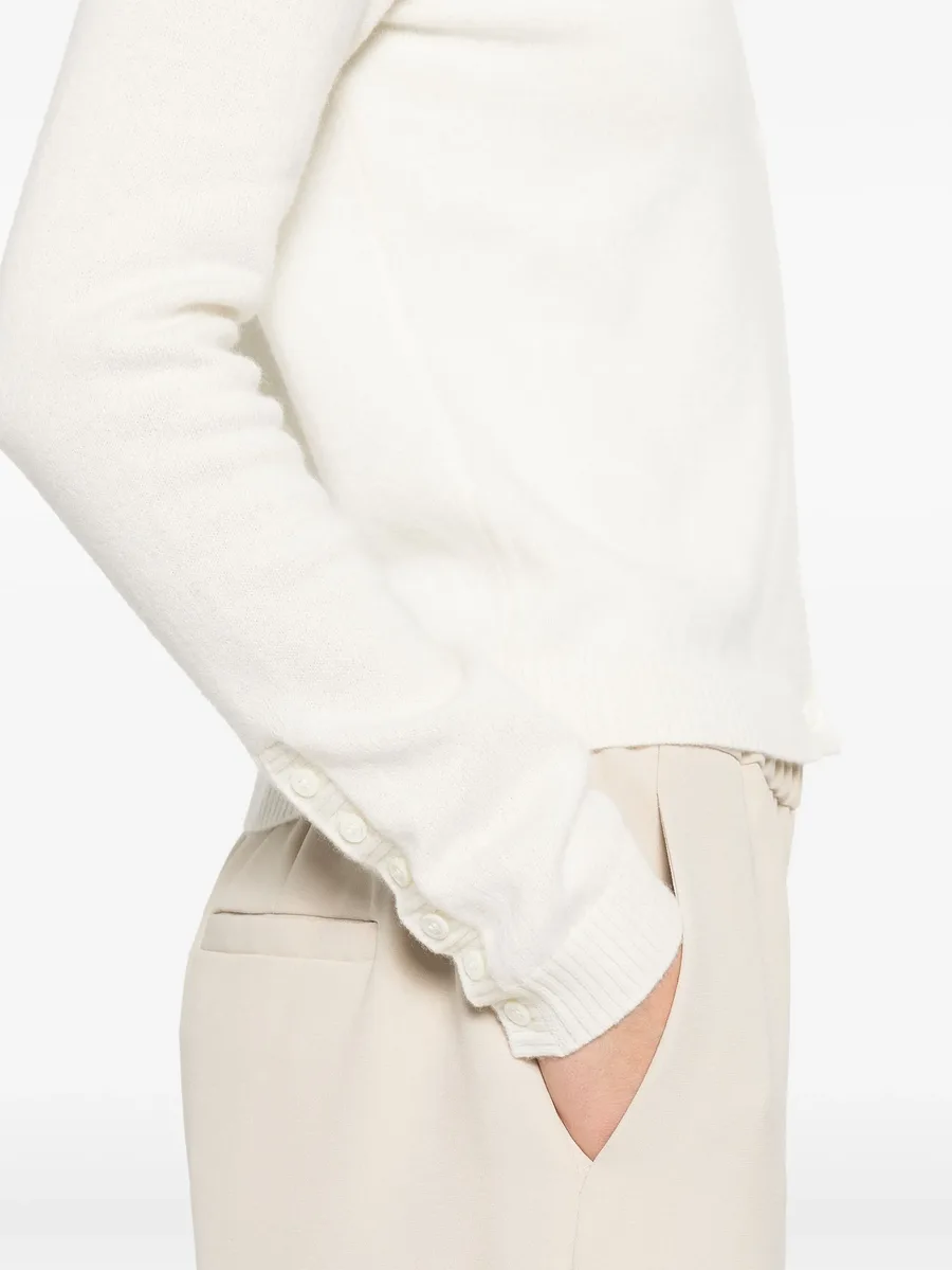buttoned-sleeves cardigan 9