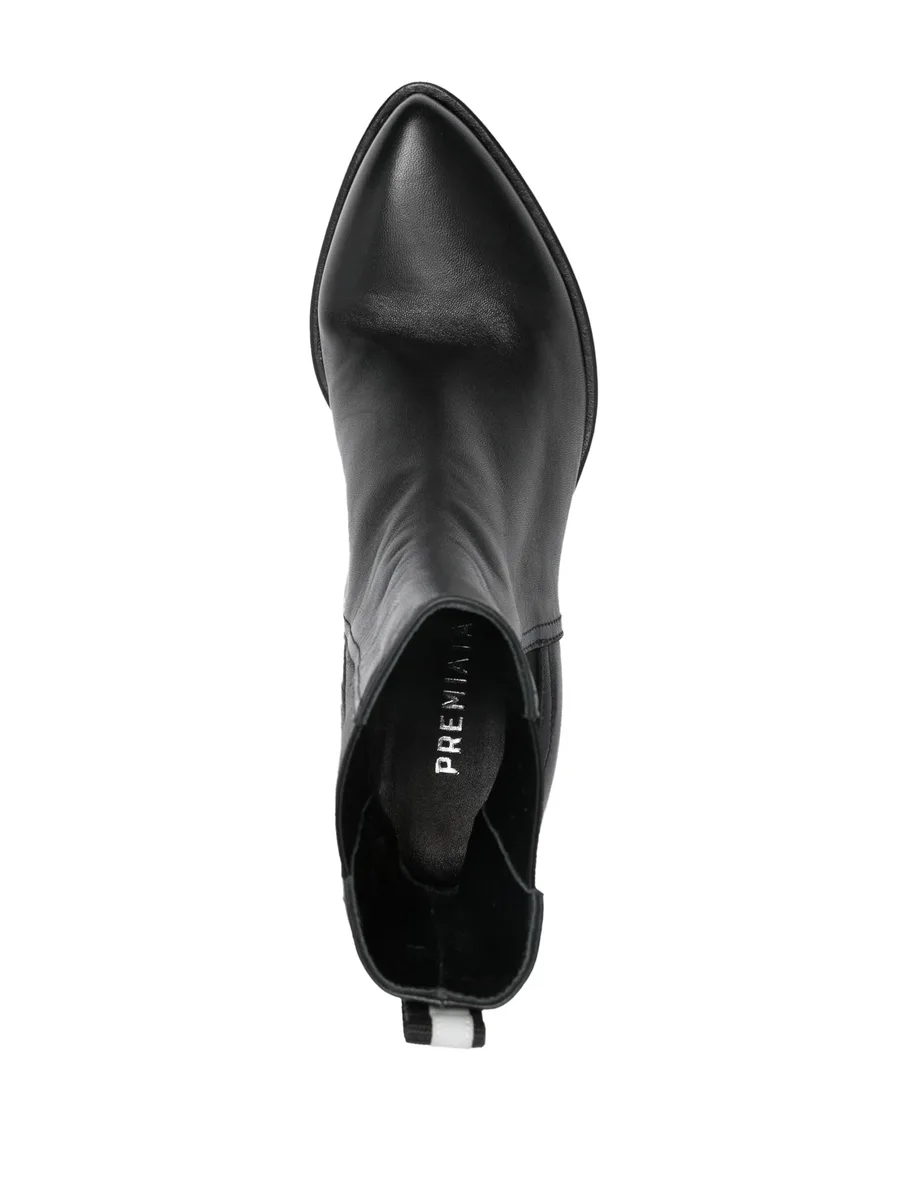 95mm leather ankle boots 8