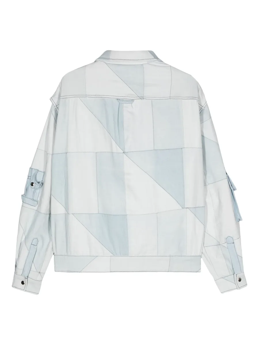 panelled denim jacket 3