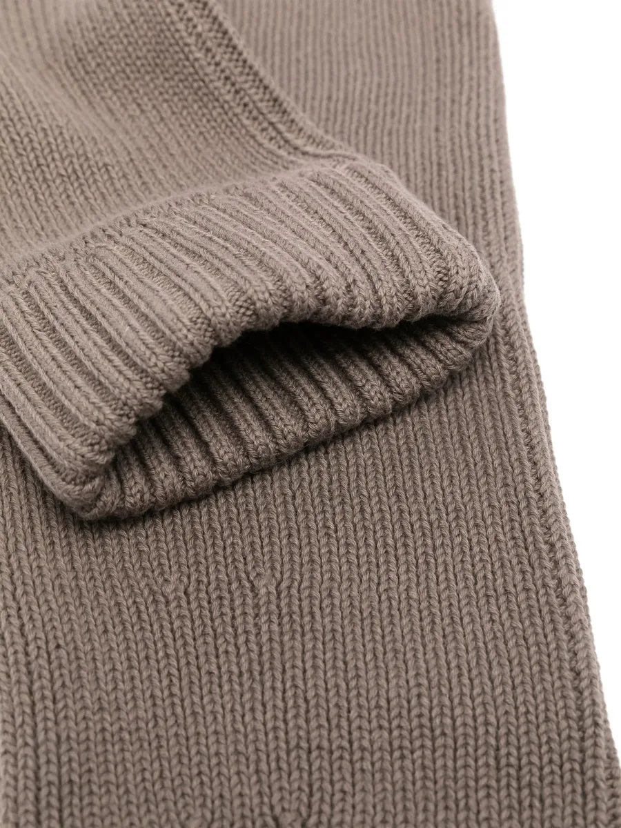ribbed-knit gaiter 3