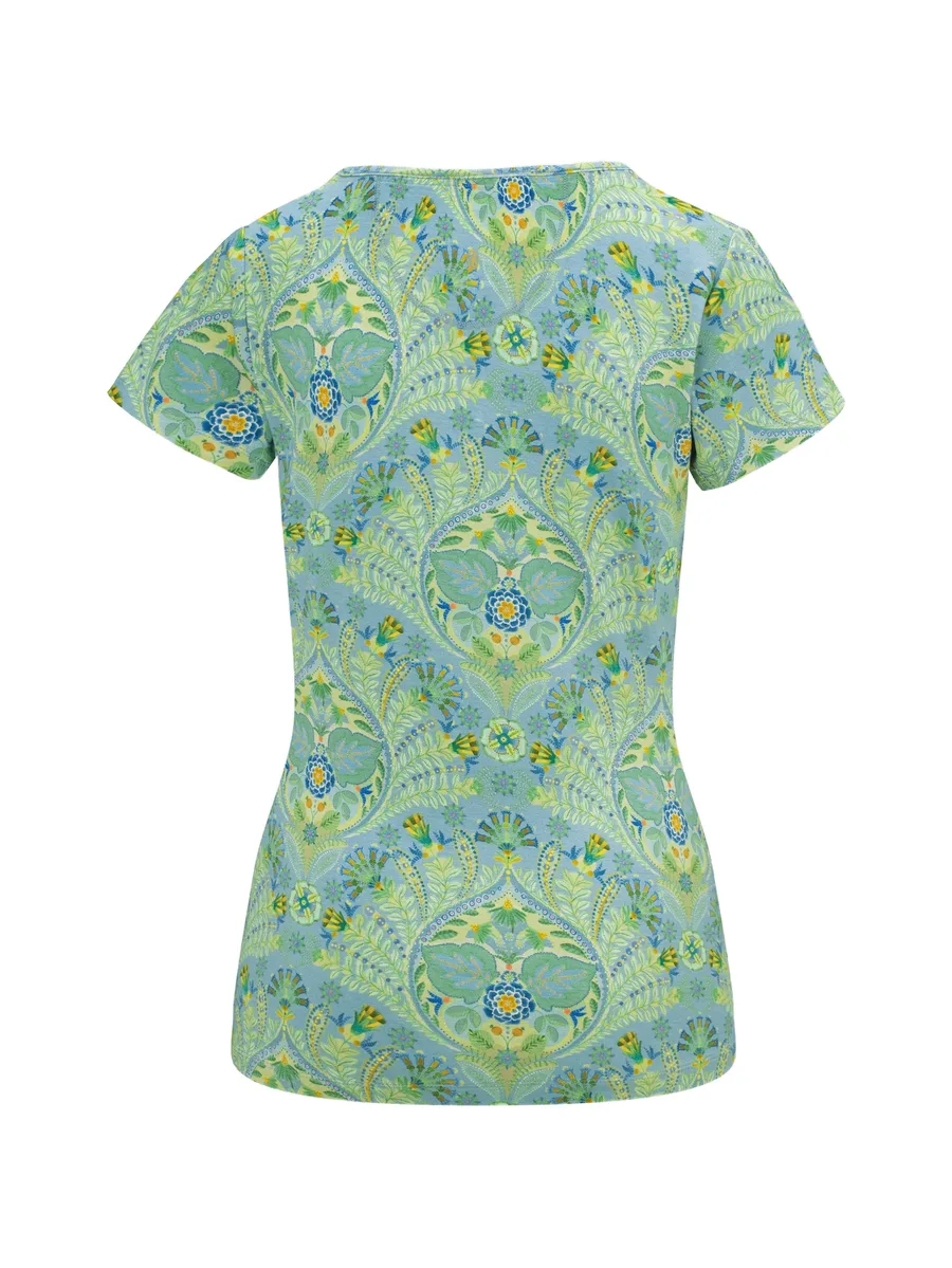 floral-print T-shirt 8