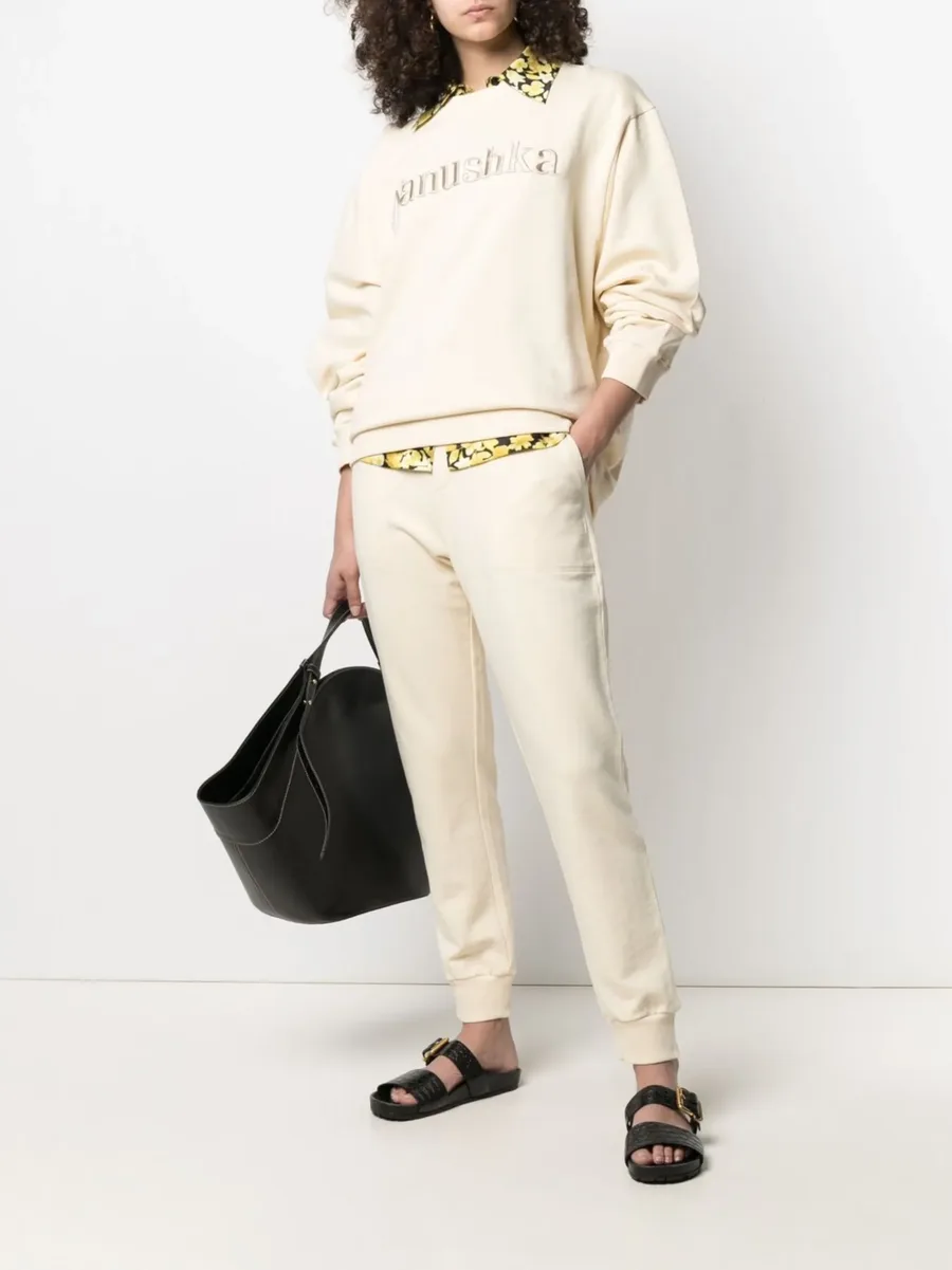 logo-embroidered sweatshirt 5