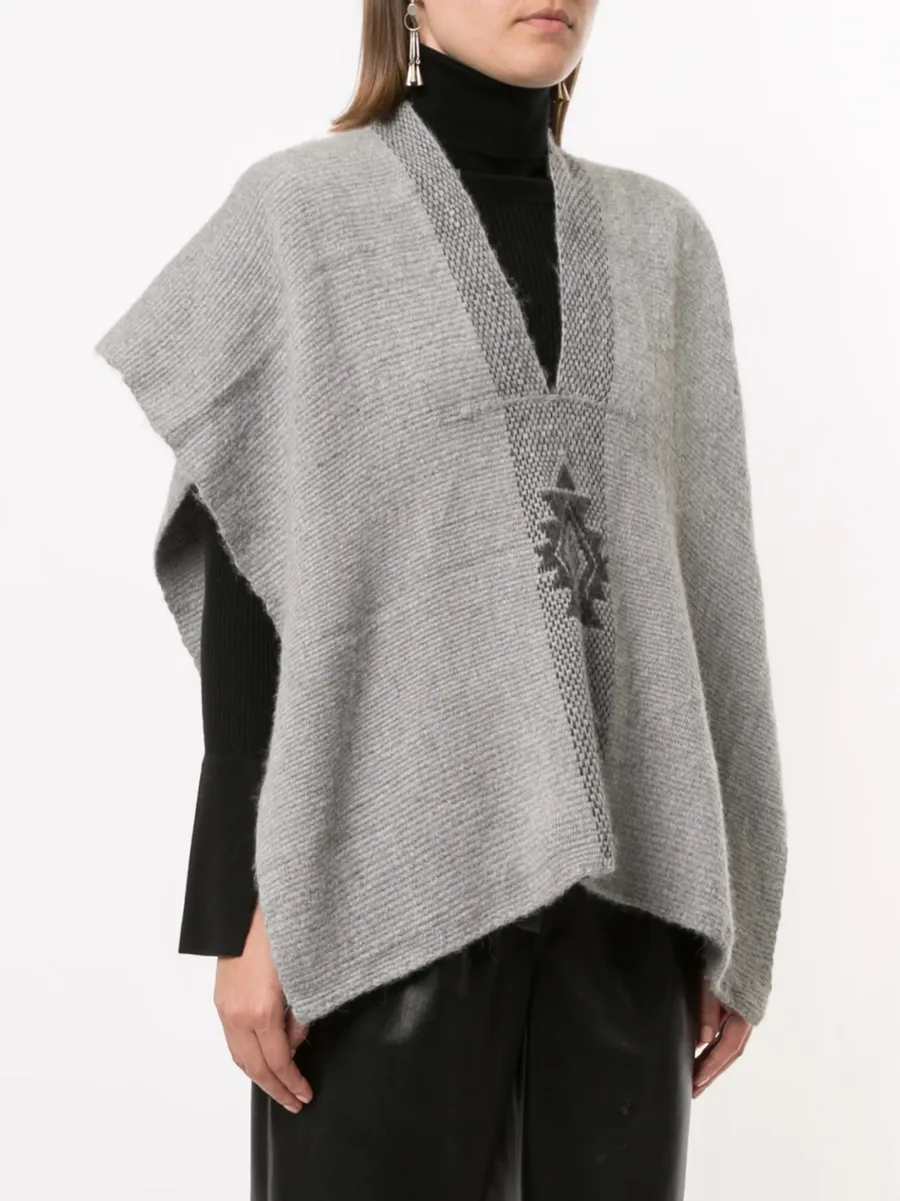 Estrella knitted poncho 6