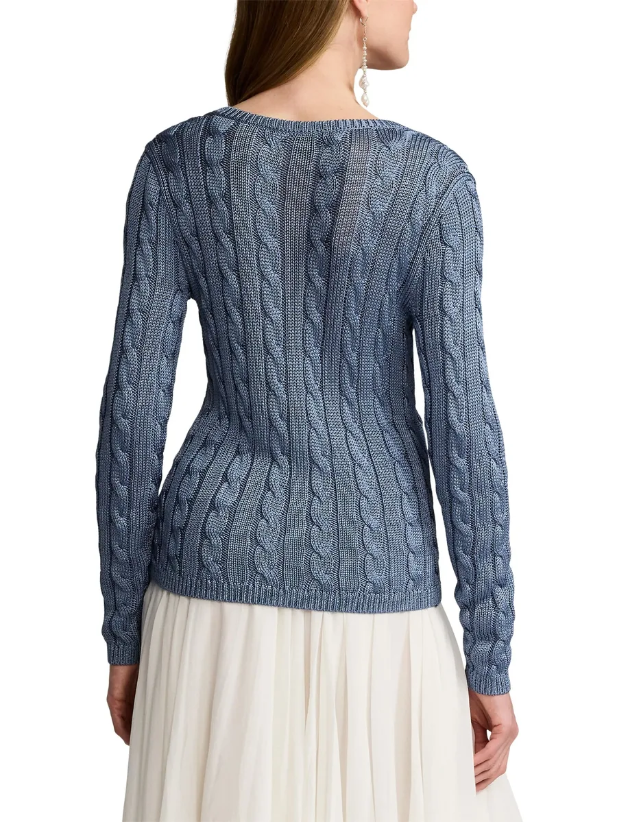 cable-knit jumper 9