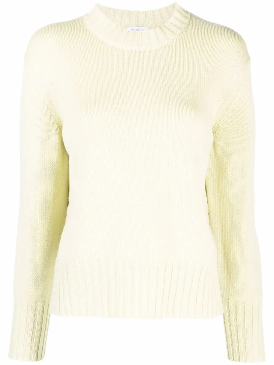 ribbed edge  cashmere jumper 2