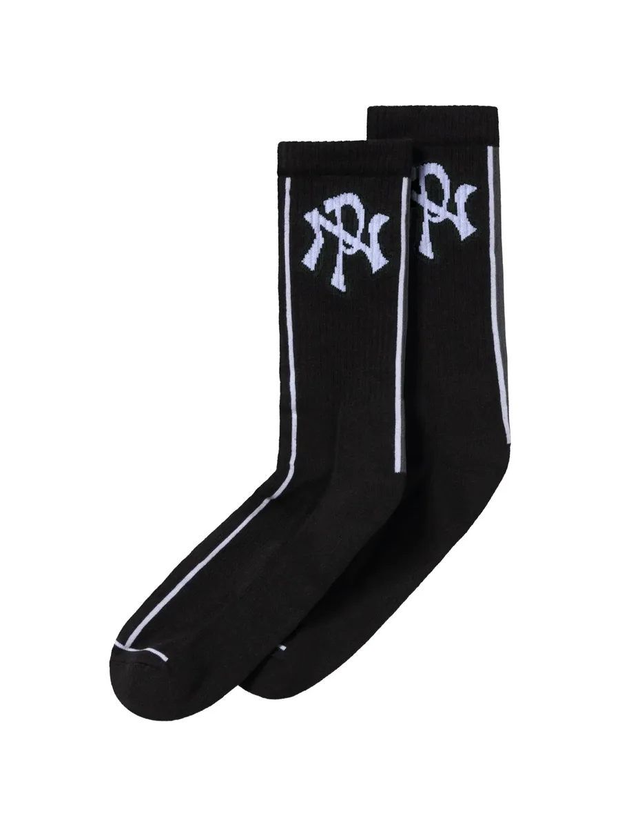 NYP logo-jacquard socks 1