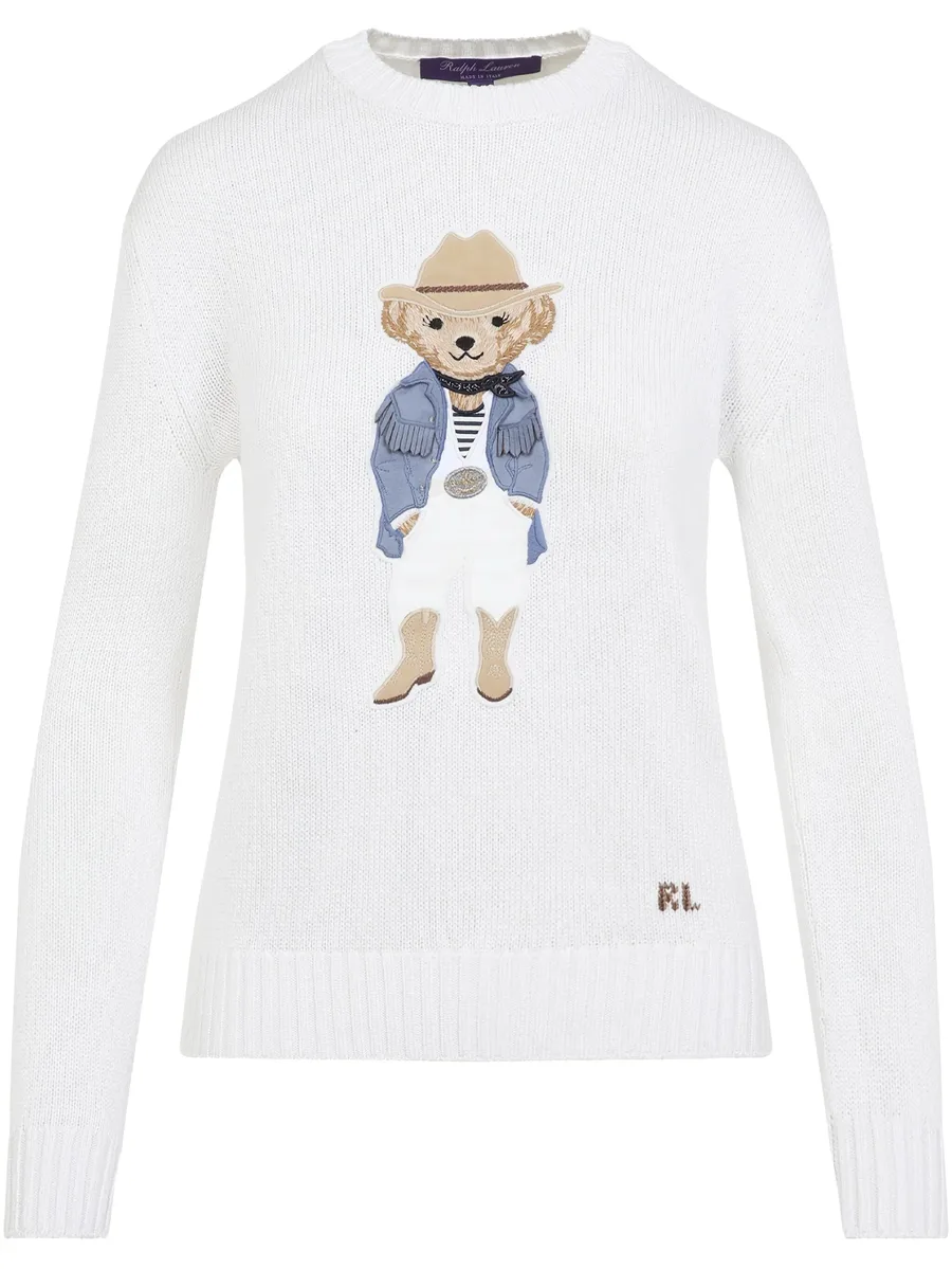 джемпер с аппликацией Polo Bear 1