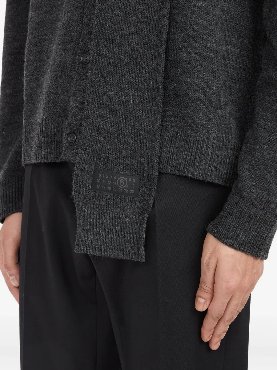 virgin wool-blend cardigan 10