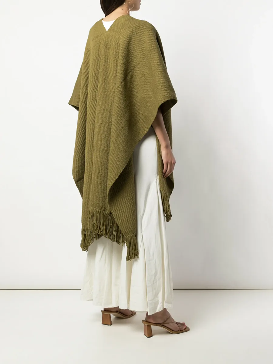 short-sleeve flared cardi-coat 8