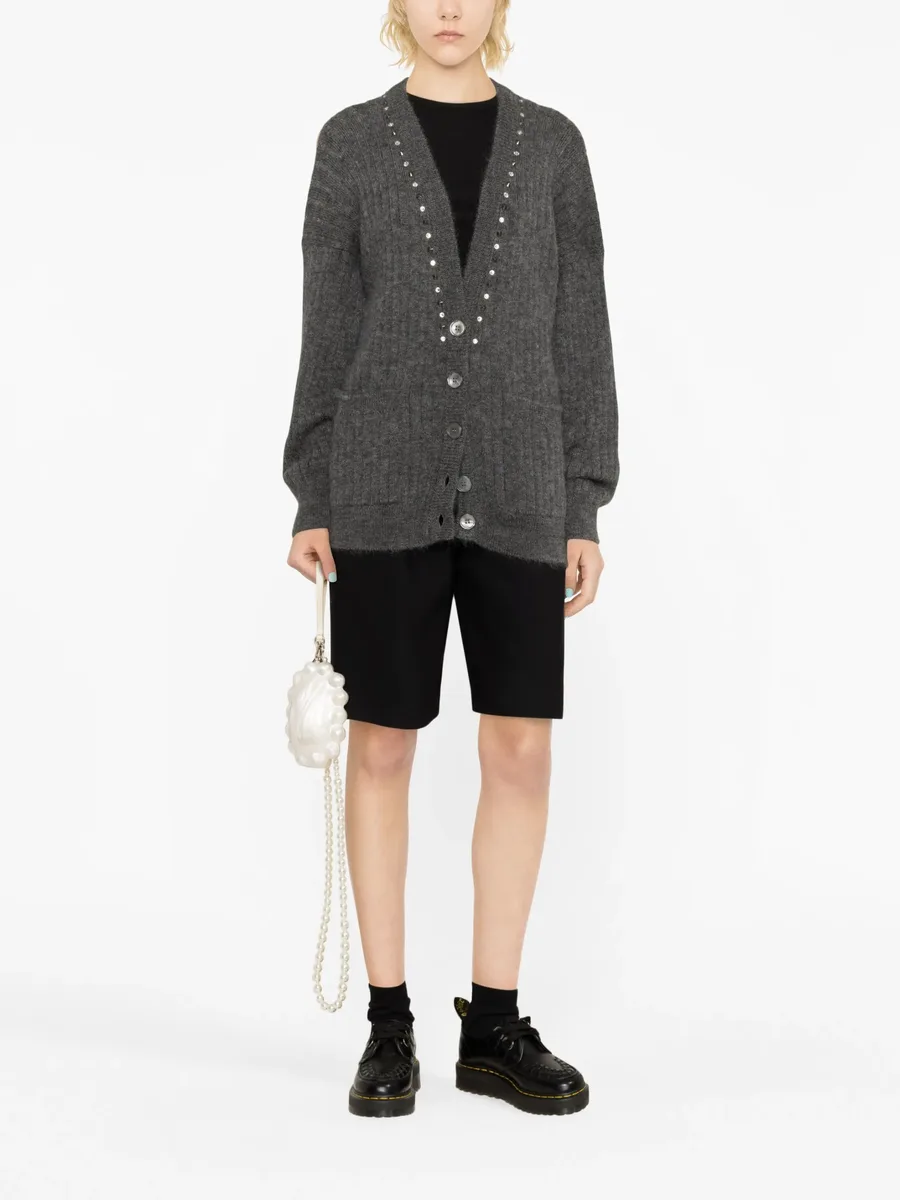 embellished wool-blend cardigan 3