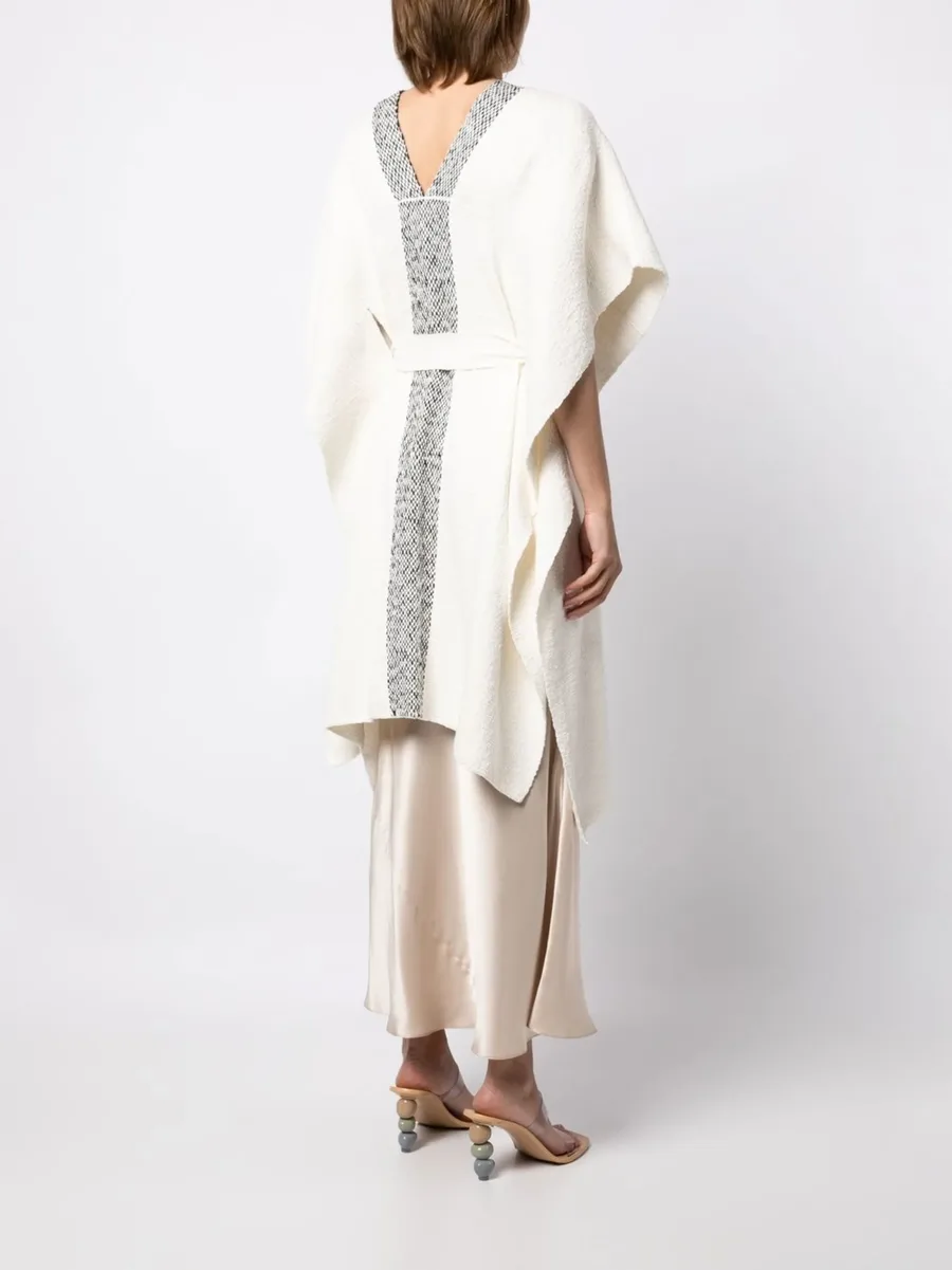 Estrella tied-waist kaftan 7