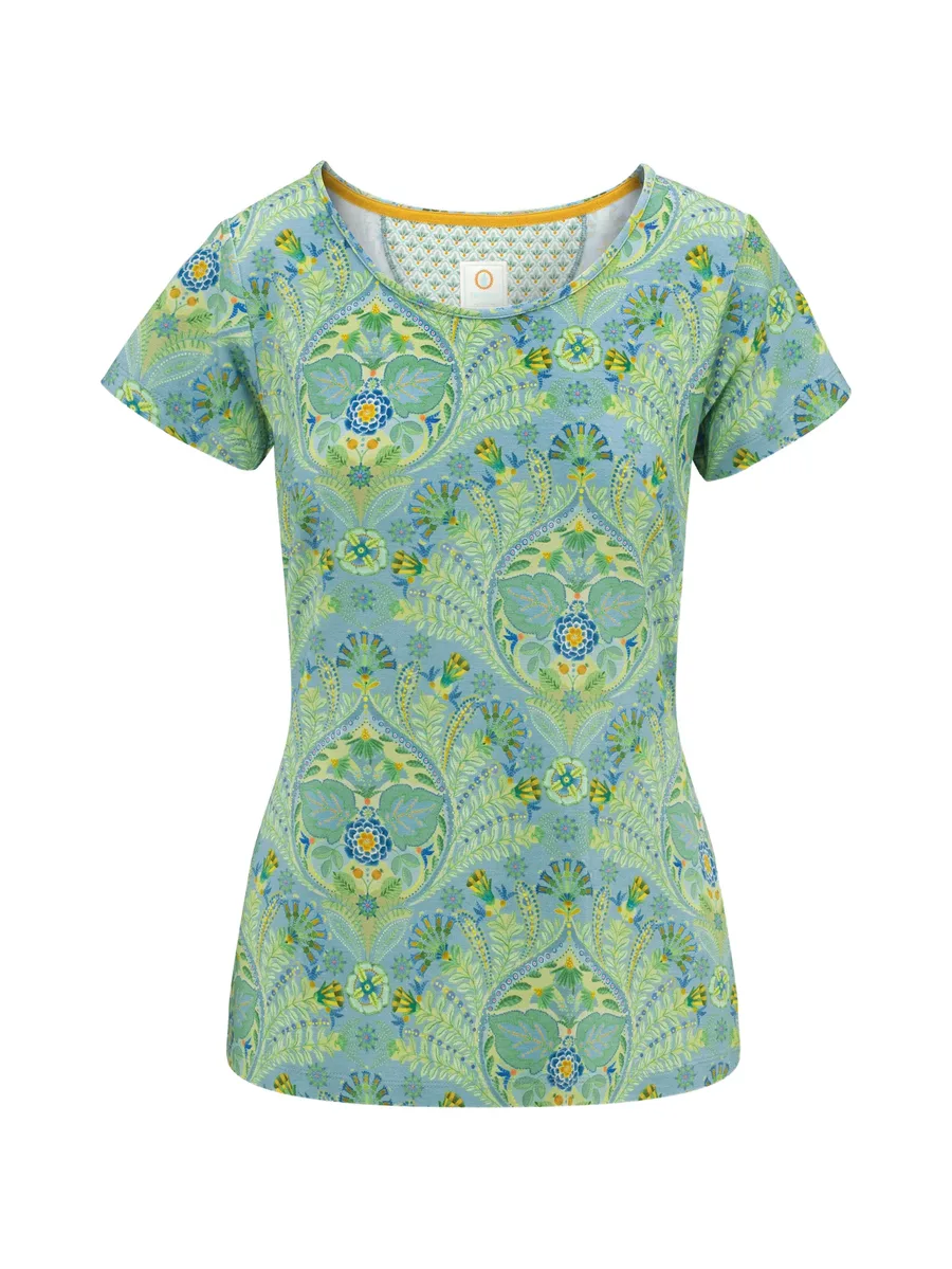 floral-print T-shirt 2