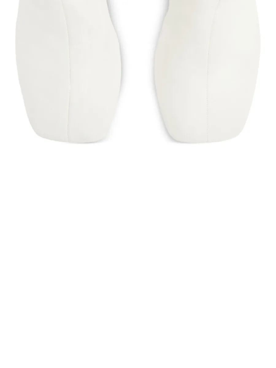 square-toe leather ankle boots 5